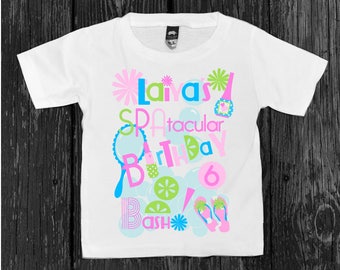 spa party shirts