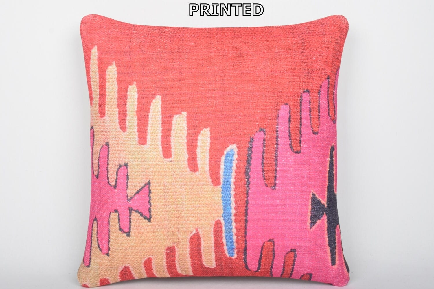 euro sham bohemian large outdoor pillow 24x24 kilim pillow big