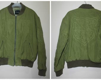 Vintage Yoshiyuki Konishi Ficce Uomo Bomber Jacket Japan Designer Fashion