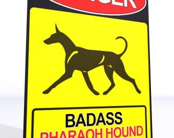 UniQ warning sign Pharaoh Hound