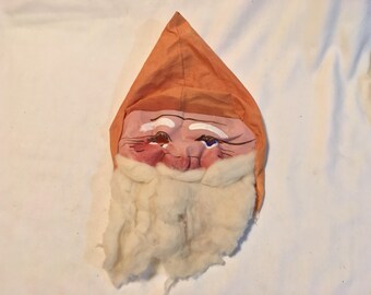 Antique Santa Claus Mask Christmas Collectible