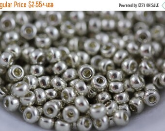 10% OFF 11/0 Galvanized Silver, Miyuki seed beads, #1051 ~ 10/20 grams (M-7B)