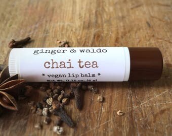 Chai Tea Lip Balm - Chai Tea - Lip Balm - Vegan Lip Balm - Beeswax Lip Balm