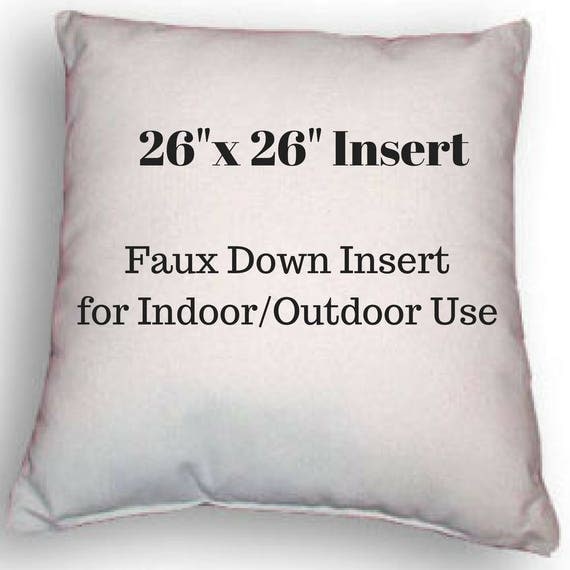 Pillow Form 26 x 26 Pillow Insert Indoor or