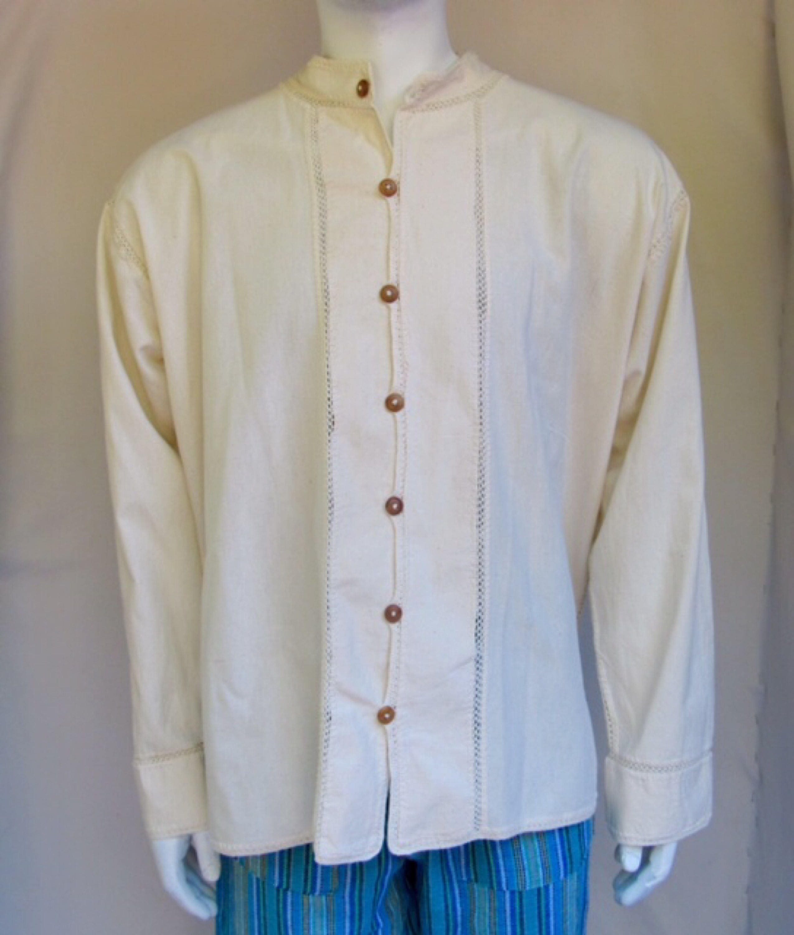 Traditional Mexican Mens Wedding Shirt Chingon Cinco de