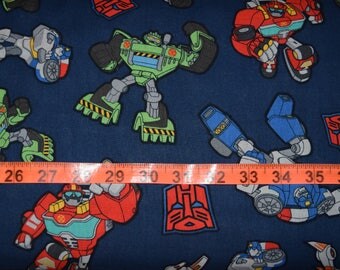 Transformers Rescue Bots Attention Rescue Team - Springs Creative - Cotton fabric - Choose your cut