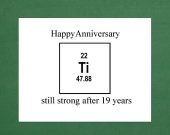 19th anniversary  Etsy