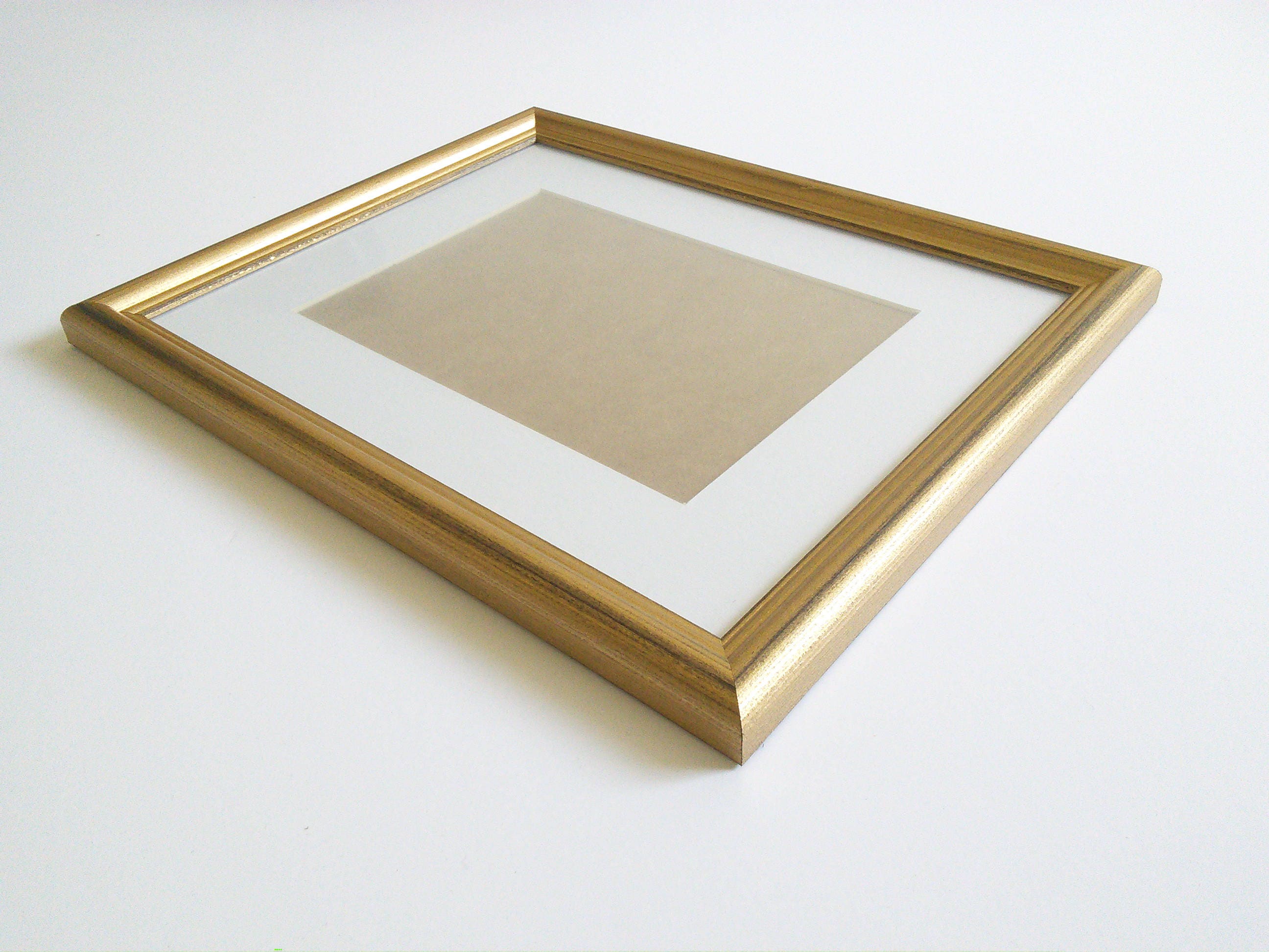 A3 Gold picture frame Silver distressed frame A3 photo frame Solid wood frame 30x42cm rustic