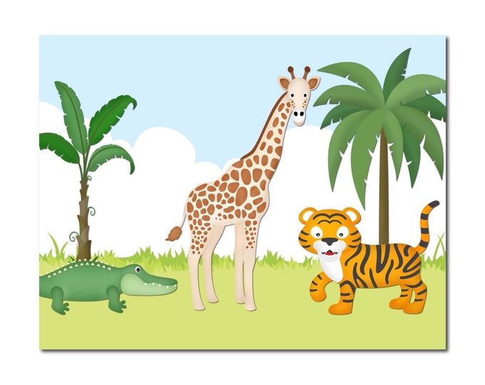 Sale Safari Chore Chart - Instant Download Reward Chart - Zoo Animals - Potty Training - Behavior Chart - Responsibility - Preschool Learnin