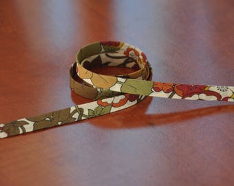 Liberty of London tana lawn bias binding handmade Boxford 10 mm (one meter length)