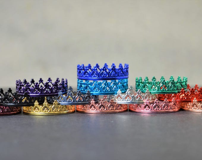 Dainty Gunmetal Crown Ring, Gunmetal Princess Crown Ring, Princess Ring, Tiara Ring, Queen Ring, Gunmetal Ring, Gunmetal Princess Ring