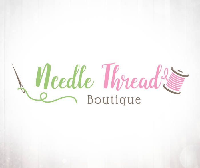 Premade Logo Design Needle and Thread