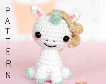 Crochet pattern, Amigurumi unicorn pattern, Unicorn plush pattern, Unicorn stuffed animal pattern, Crochet unicorn pattern Amigurumi pattern
