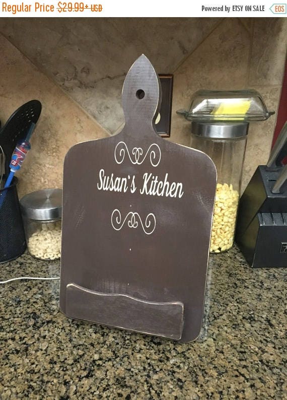 ON SALE CUSTOMIZE Me Cookbook holder cookbook ipad stand