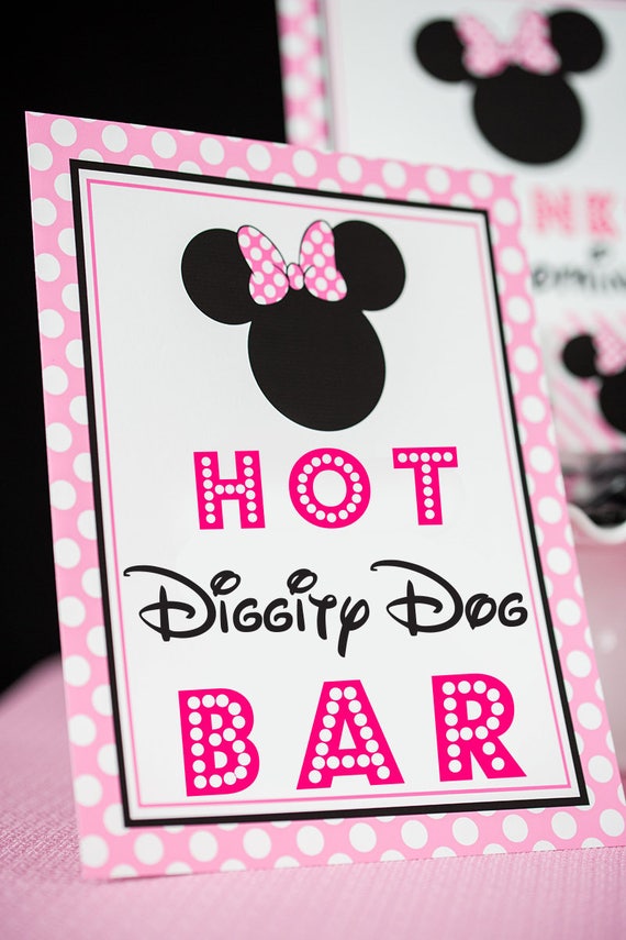 Free Printable Hot Diggity Dog Bar Sign - Free Templates Printable