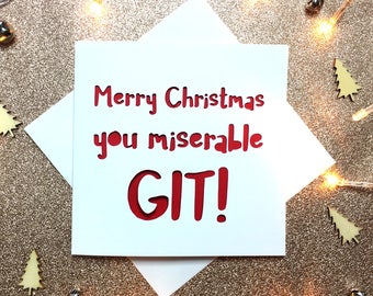 Funny xmas card | Etsy