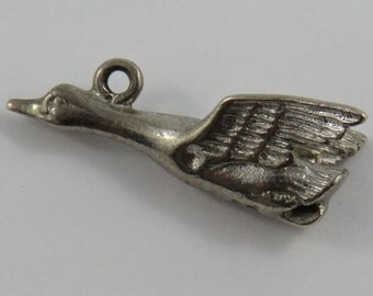 Canada Goose Sterling Silver Vintage Charm For Bracelet