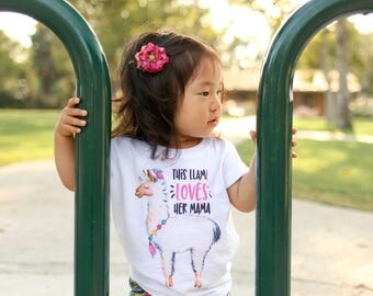 Llama Shirt, Llama Onesie, Funny Baby Onesies, Llama Gift, Baby Girl Onesie, New Mom Gift, Toddler Girl Shirt, Llama Baby Shower, Mom Onesie