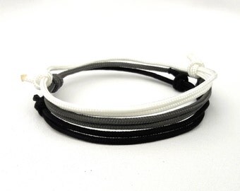 Black bracelet Cord Bracelet Paracord Bracelet mens bracelet rope bracelet Surf Bracelet Custom paracord bracelet Simple Bracelet for Surf