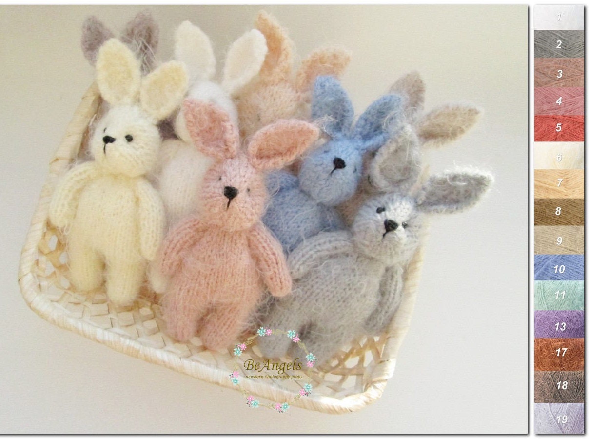 Teddy Bunny Photo Prop Stuffed Animal Bunny stuffie