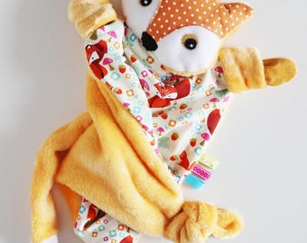 Cuddly plush Fox Ti.Fox creation P' little face.