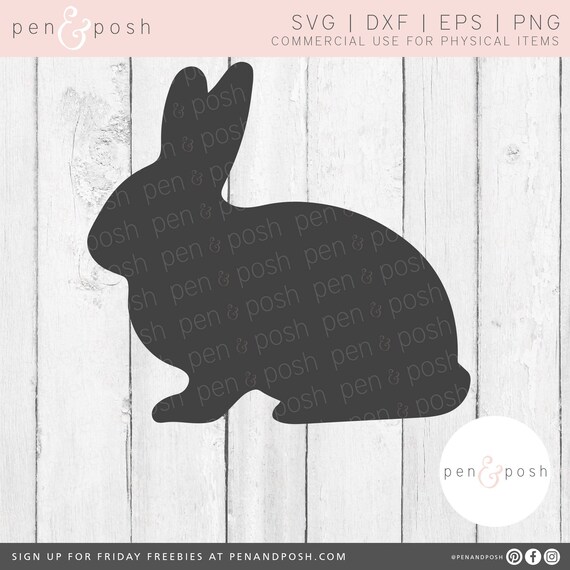 Download Rabbit SVG Bunny SVG Easter Bunny SVG Rabbit Silhouette
