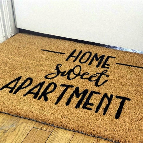 Home Sweet Apartment Doormat Welcome Mat Door Home Sweet Apartment Doormat Welcome Mat Door