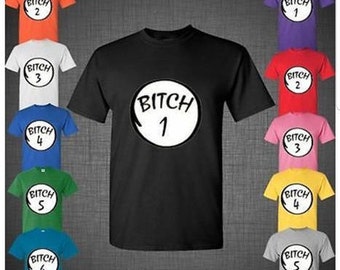 Bitch 1 bitch 2 | Etsy