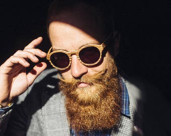 Zebrano wooden sunglasses, Summer eyewear, Trend, Mens sunglasses, Gift for him, Unisex, Beach sunglasses, Cadeau pour hommes, Lunettes de