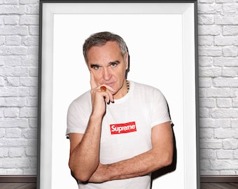 Morrissey Poster • Supreme Morrissey Art Supreme Art The Smiths Poster The Smiths Band Morrissey Supreme Print