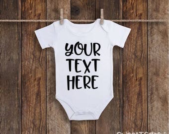 Custom Baby Onesie, Personalized Onesie, Baby Onesie, Baby Shower Gift, Baby Gift Idea, Newborn Gift, Baby Boy, Baby Girl, Custom Bodysuit