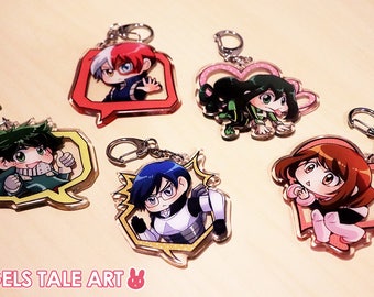 Anime keychain | Etsy