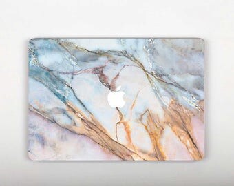 Blue Gold Marble Vinyl Macbook Air 13 Skin Laptop Case Decal Macbook Pro 13 Macbook Air Skin Laptop Pro Macbook 12 Skin Macbook Air 11 RS106
