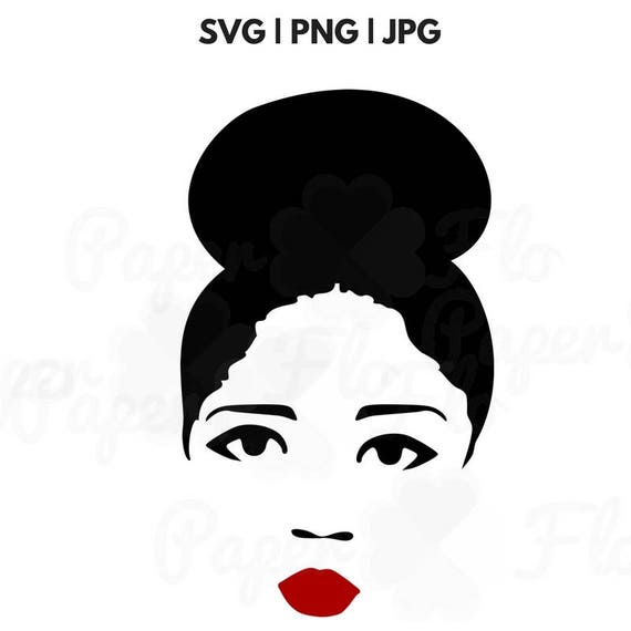 Download SVG file black woman svg file ethnic svg file African SVG file