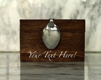Rustic Shabby Chic Recipe Box