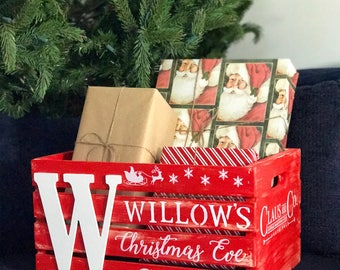 Personalized Christmas Eve Crates