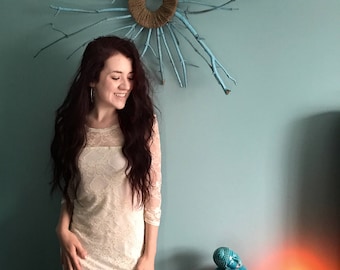 Irovy Lace Mini Dress