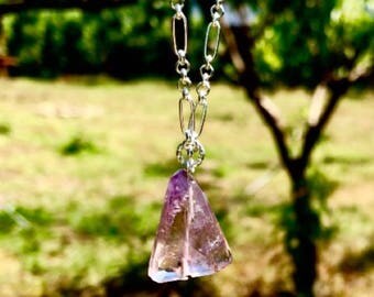 Authentic Ametrine Gemstone Necklace!