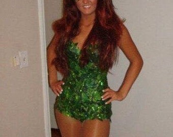 Poison Ivy Costume Comic-Con Cosplay Batman Halloween