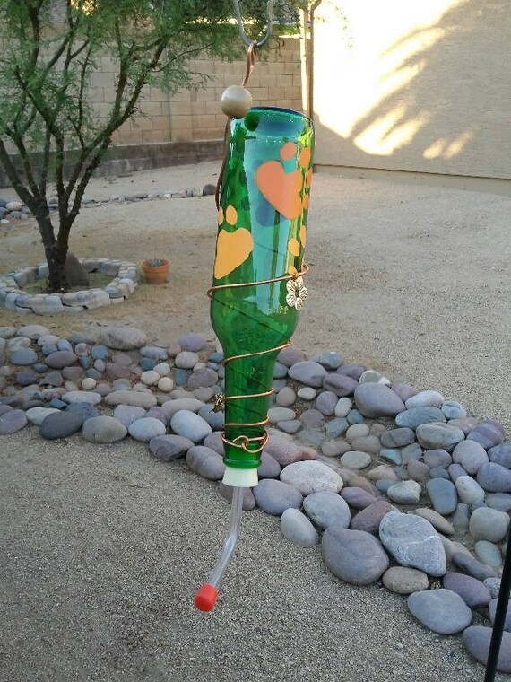 Hummingbird feeder beer bottle bird feeder bird lover gift