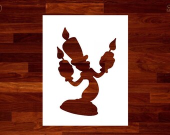 Beauty beast stencil | Etsy