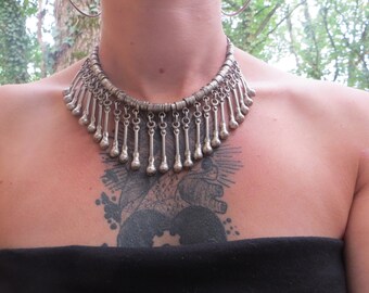 Alternative ethnic tribal necklace