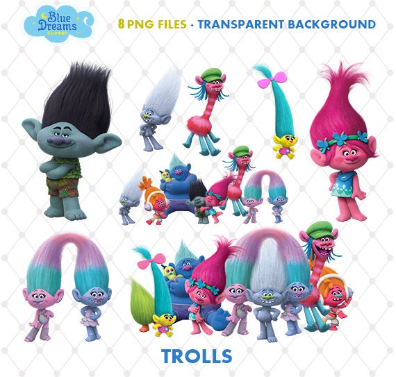 Trolls Clipart PNG Clip Art Files Trolls Printable Images