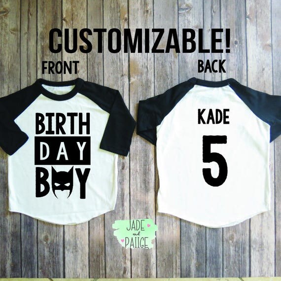 batman birthday shirts for family