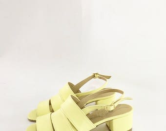 Poppy Faux Leather Strapped Sandals (Handmade to order)