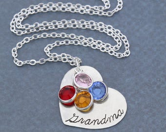 Grandkids necklace | Etsy