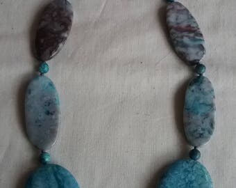 18 Purple Stone Necklace