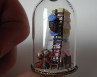The Princess and the Pea Miniature Pendant