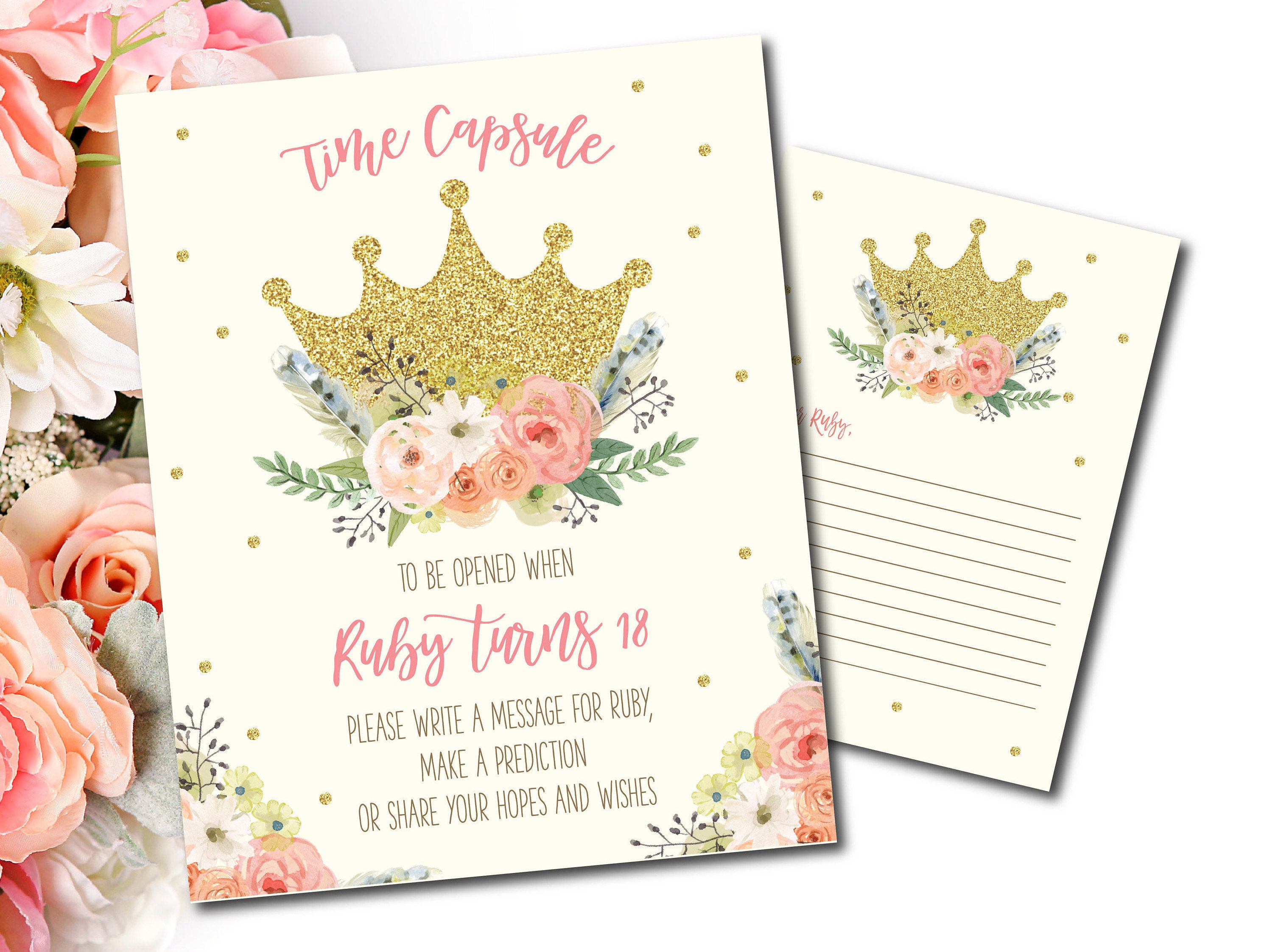 Princess Invitation Princess Party Invitation First Birthday