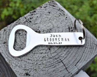 Personalized bottle opener, Groomsmen bottle opener, groomsmen gift, groomsman gift, best man gift, gifts for him, wedding party gifts